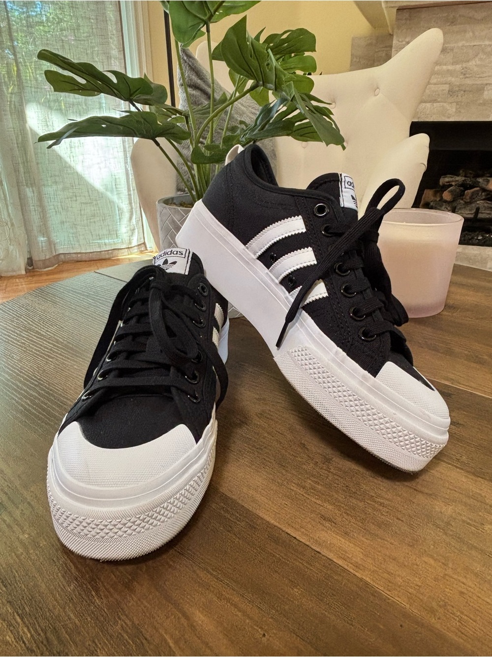 Adidas Nizza Platform Shoes